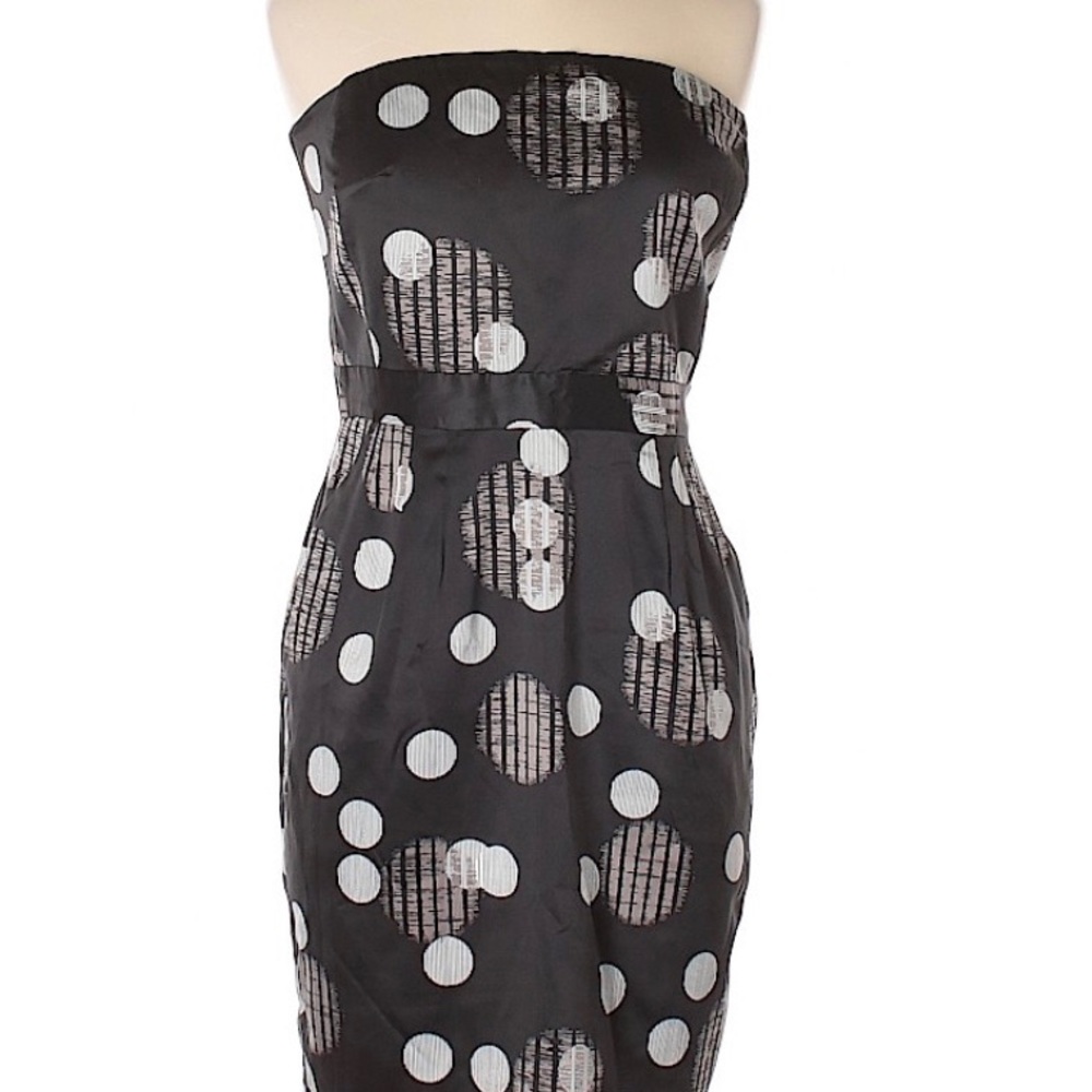 Party dress!  Black and white funky dots